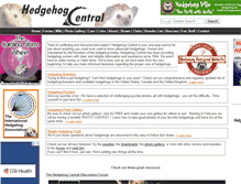 Tablet Screenshot of hedgehogcentral.com